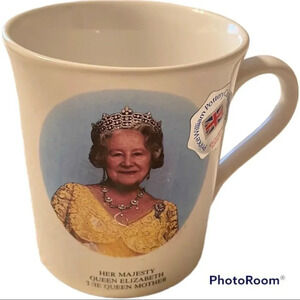 Her Majesty The Queen Mother Prince William Pottery Co. England Mug Elizabeth